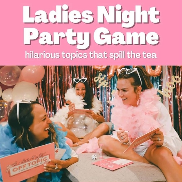 Off Topic Ladies Night Party Game for Adults Bachelorette Party & Game Night Fun - Picture 5 of 6